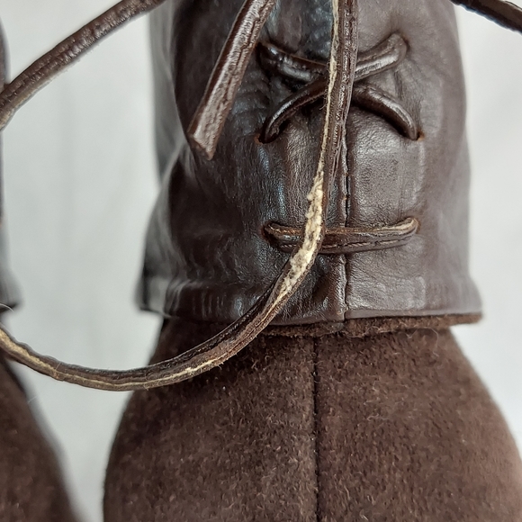 Dolce Vita Brown Suede Leather Heeled Boots - Picture 15 of 15